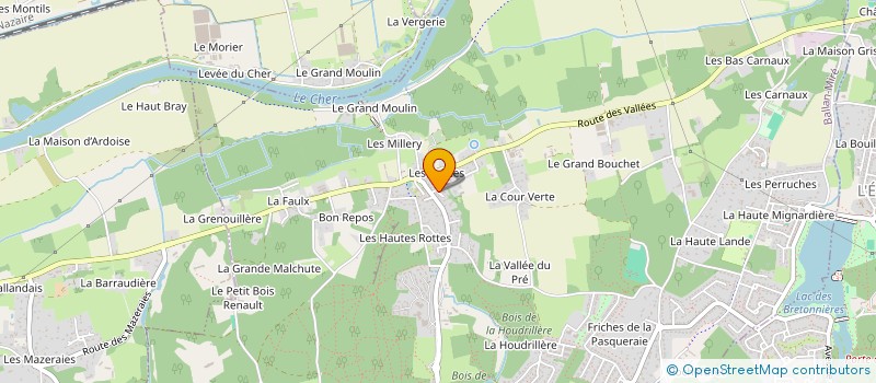 localisation de l'entreprise MADAME AGNES DUPUIS à BALLAN-MIRE