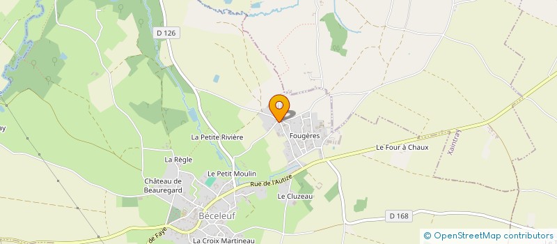 localisation de l'entreprise MADAME AGNES DUPUIS à BECELEUF