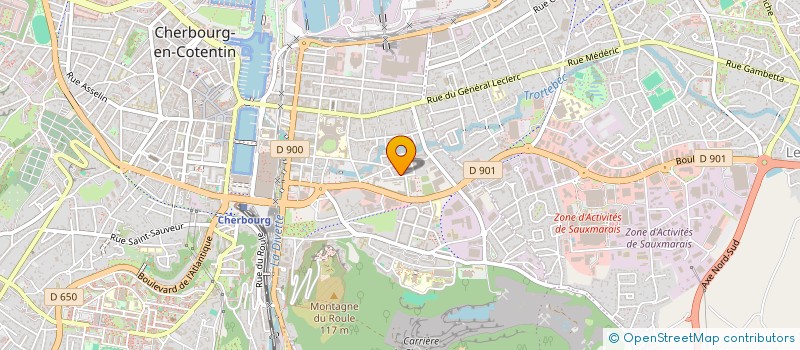 localisation de l'entreprise MADAME AGNES DURAND  CHERBOURG-EN-COTENTIN