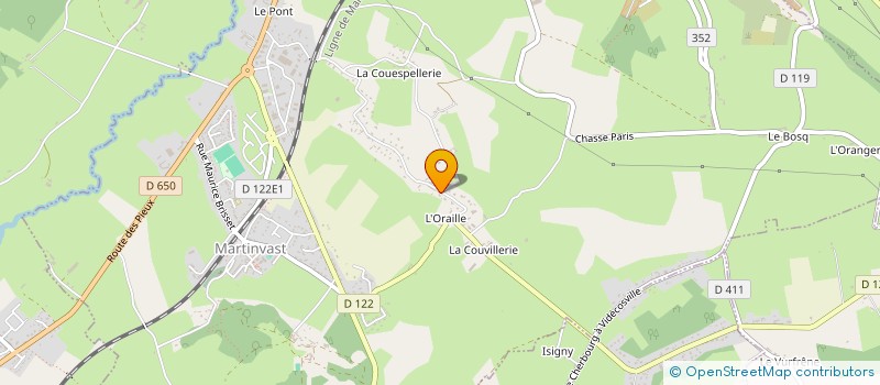 localisation de l'entreprise MADAME AGNES ECOLIVET  MARTINVAST