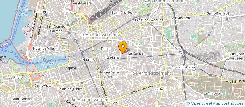 localisation de l'entreprise MADAME AGNES ELISABETH MALIKIAN  MARSEILLE