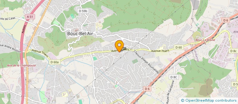 localisation de l'entreprise MADAME AGNES ESTEVE à BOUC-BEL-AIR