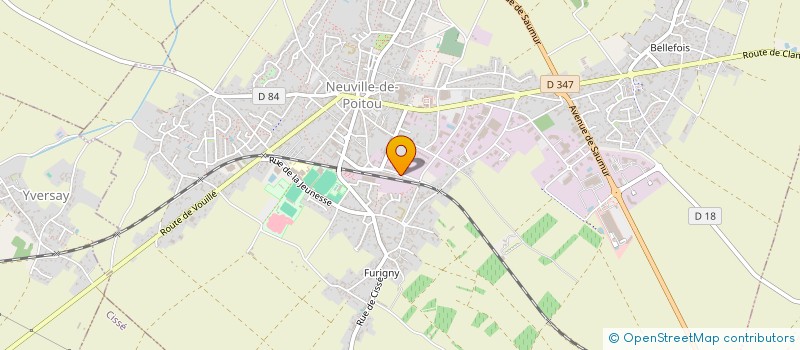 localisation de l'entreprise MADAME AGNES EVEE NNOMOWOO  NEUVILLE-DE-POITOU