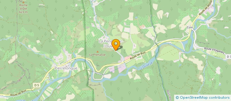 localisation de l'entreprise MADAME AGNES FABRE  LA PENNE-SUR-L'OUVEZE