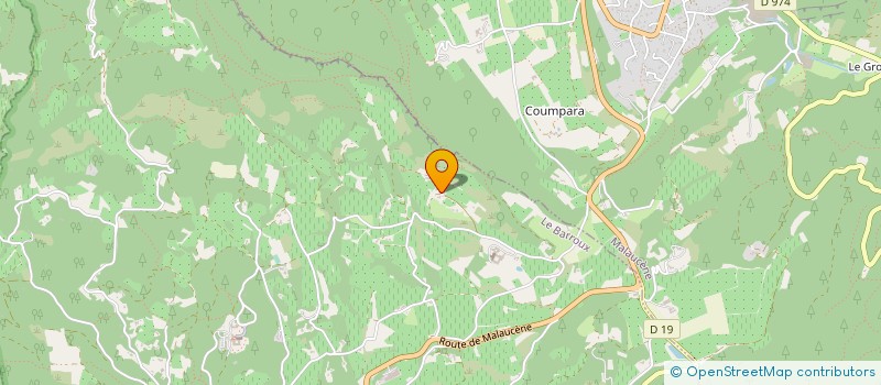 localisation de l'entreprise MADAME AGNES FABRE  BARROUX (LE)