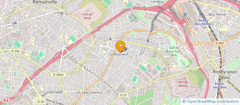 localisation de l'entreprise MADAME AGNES FABRICIUS à MONTREUIL