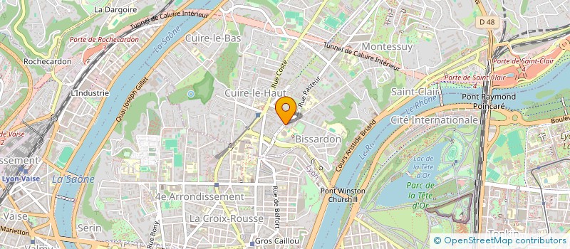 localisation de l'entreprise MADAME AGNES FALABET à CALUIRE-ET-CUIRE