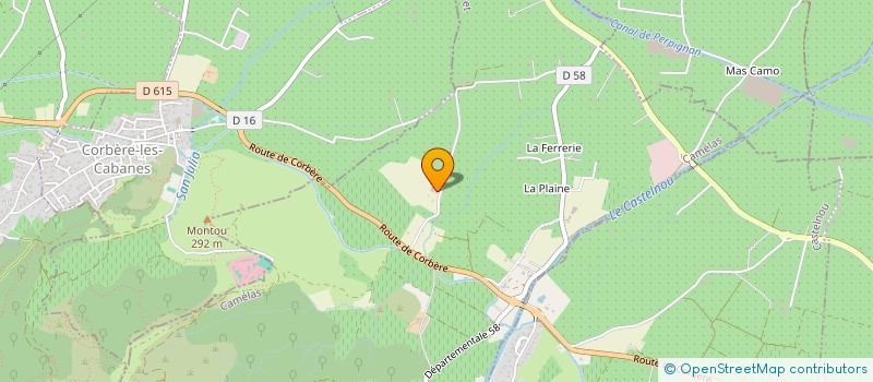 localisation de l'entreprise MADAME AGNES FARGES  CAMELAS