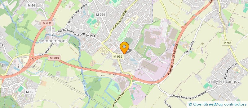 localisation de l'entreprise MADAME AGNES FARINE  HEM