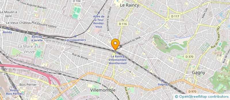 localisation de l'entreprise MADAME AGNES FATRANE  VILLEMOMBLE