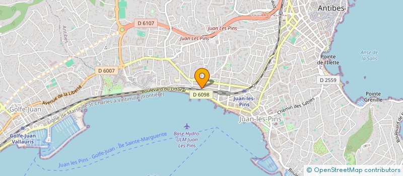 localisation de l'entreprise MADAME AGNES FAUCHEUX à ANTIBES