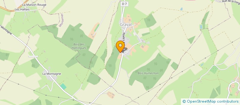 localisation de l'entreprise MADAME AGNES FAUVEL  GRAVAL