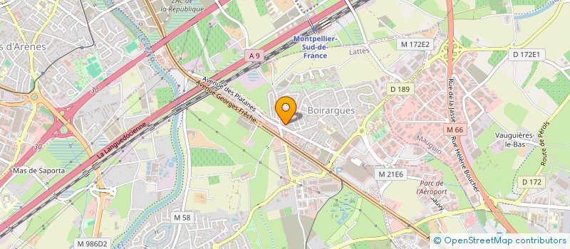 localisation de l'entreprise MADAME AGNES FAYN à LATTES