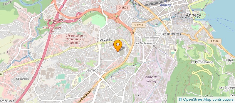 localisation de l'entreprise MADAME AGNES FEDAK à ANNECY