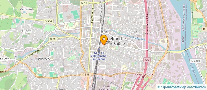 localisation de l'entreprise MADAME AGNES FELLER  VILLEFRANCHE-SUR-SAONE