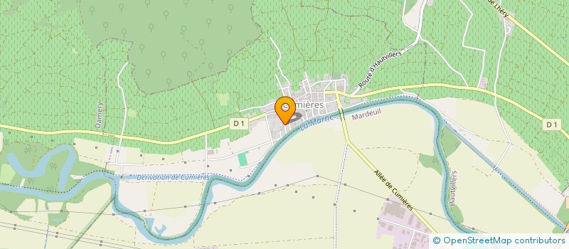 localisation de l'entreprise MADAME AGNES FERON  CUMIERES