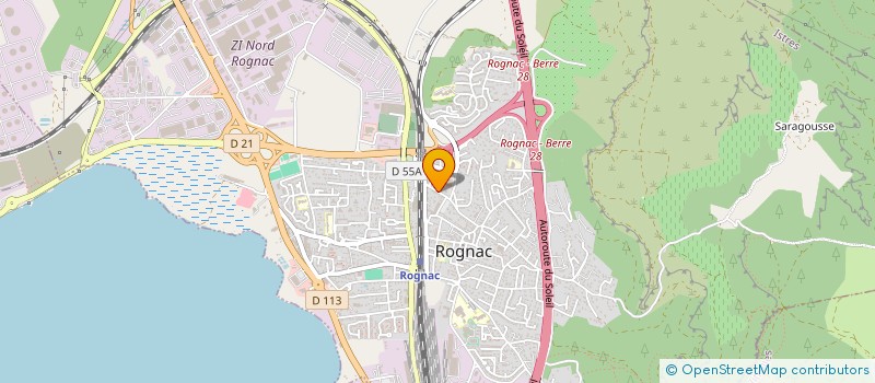 localisation de l'entreprise MADAME AGNES FERRE  ROGNAC