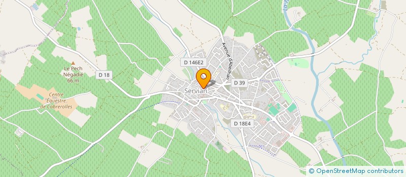 localisation de l'entreprise MADAME AGNES FERRIER  SERVIAN