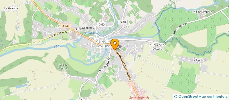 localisation de l'entreprise MADAME AGNES FERTIN  MAREUIL-SUR-LAY-DISSAIS