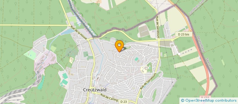 localisation de l'entreprise MADAME AGNES FEUERBACH  CREUTZWALD