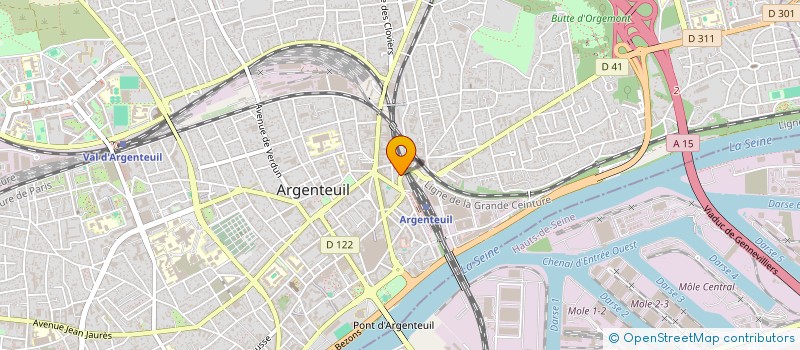 localisation de l'entreprise MADAME AGNES FIGUS  ARGENTEUIL