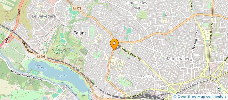 localisation de l'entreprise MADAME AGNES FILIPE  DIJON