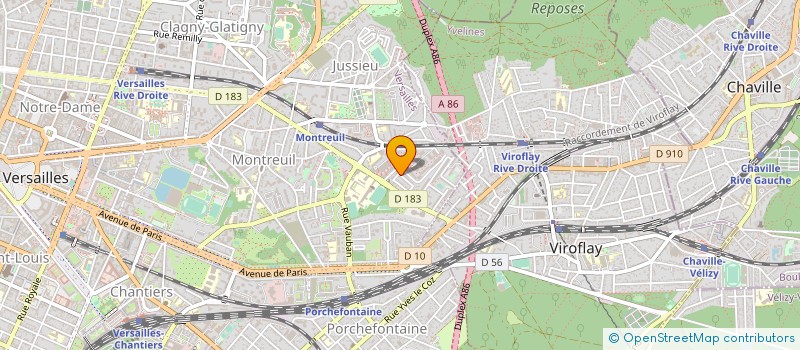 localisation de l'entreprise MADAME AGNES FLORIMOND à VERSAILLES