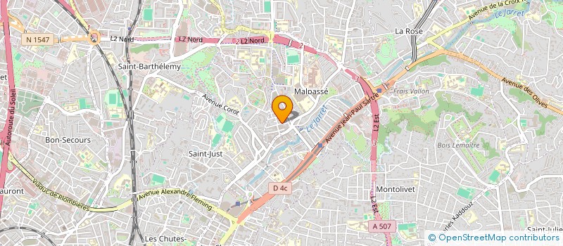 localisation de l'entreprise MADAME AGNES FODIMBI  MARSEILLE