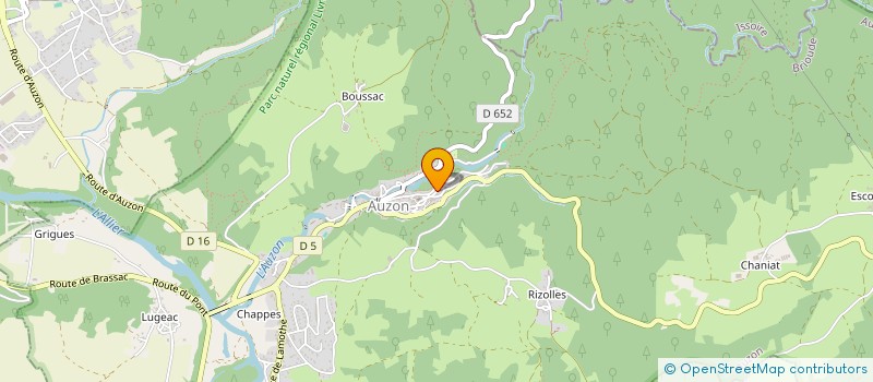 localisation de l'entreprise MADAME AGNES FONTENAILLE  AUZON