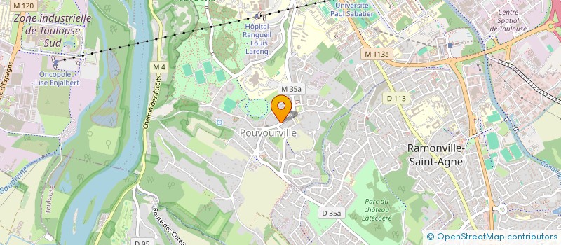 localisation de l'entreprise MADAME AGNES FORESTIE à TOULOUSE