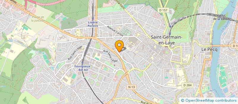 localisation de l'entreprise MADAME AGNES FRANCOIS à SAINT-GERMAIN-EN-LAYE