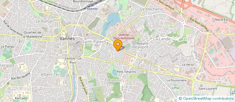localisation de l'entreprise MADAME AGNES FRANCOIS à VANNES
