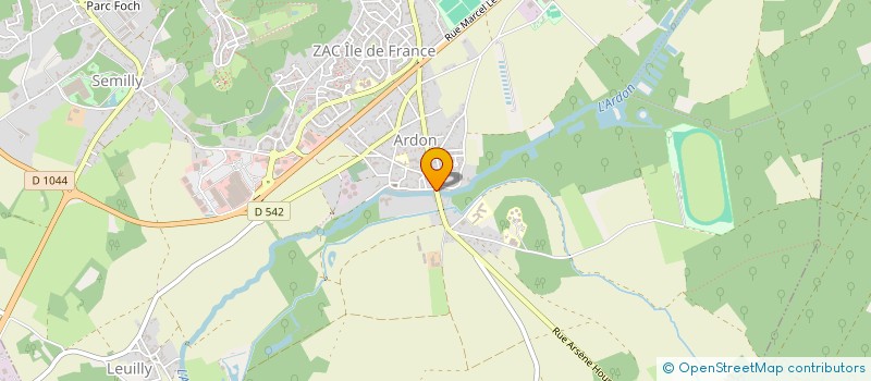 localisation de l'entreprise MADAME AGNES FRANK à LAON