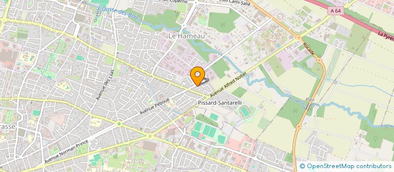 localisation de l'entreprise MADAME AGNES FRECHE à PAU