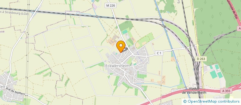 localisation de l'entreprise MADAME AGNES FREGONESE  ECKWERSHEIM