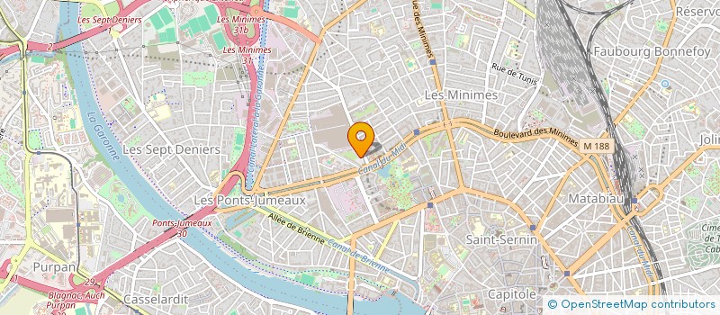 localisation de l'entreprise MADAME AGNES FROSSARD à TOULOUSE