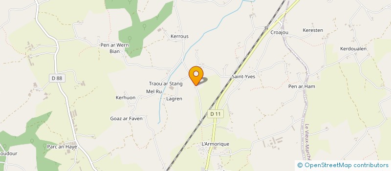 localisation de l'entreprise MADAME AGNES FROUIN  LE VIEUX-MARCHE