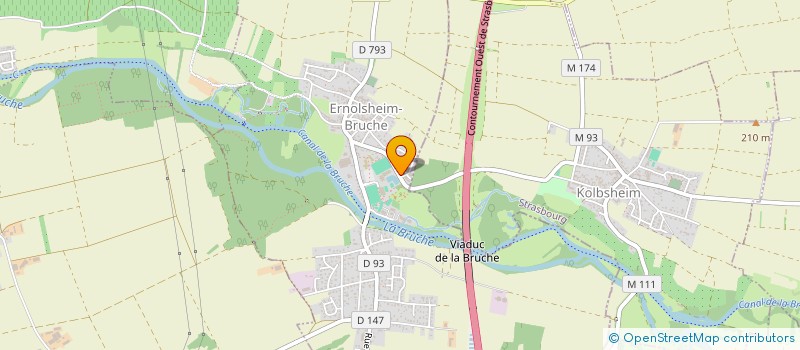 localisation de l'entreprise MADAME AGNES FURNO à ERNOLSHEIM-BRUCHE