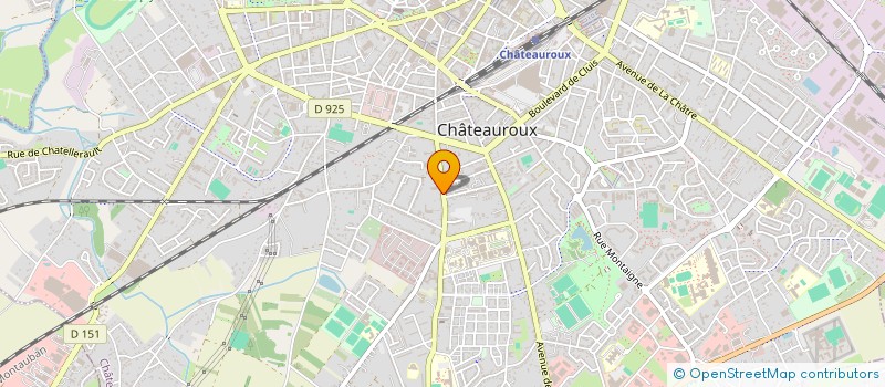 localisation de l'entreprise MADAME AGNES GACHES à CHATEAUROUX