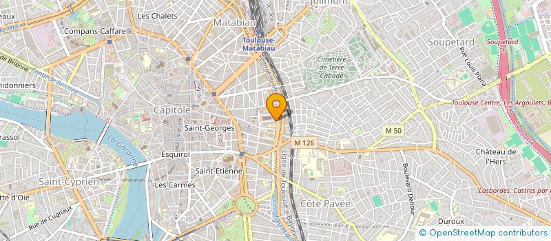 localisation de l'entreprise MADAME AGNES GALAN  TOULOUSE