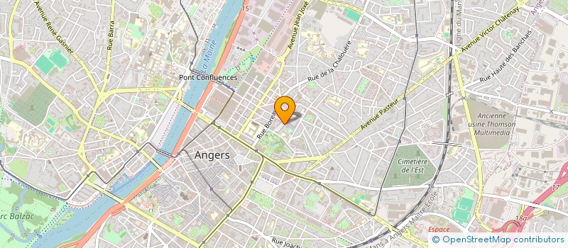 localisation de l'entreprise MADAME AGNES GANDEMER à ANGERS