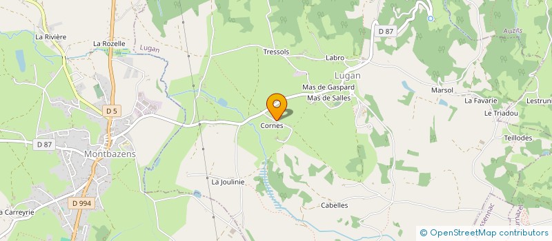 localisation de l'entreprise MADAME AGNES GARRIC  LUGAN