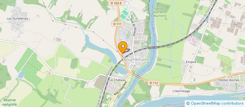 localisation de l'entreprise MADAME AGNES GASNIER  BOUCHEMAINE