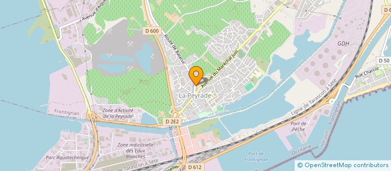 localisation de l'entreprise MADAME AGNES GAUDIANI à FRONTIGNAN