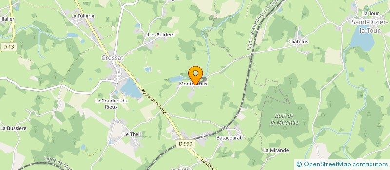 localisation de l'entreprise MADAME AGNES GAUMER à CRESSAT