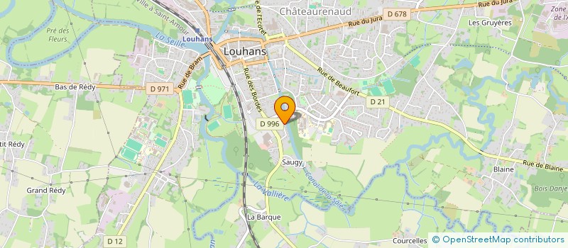 localisation de l'entreprise MADAME AGNES GAUTHERON  à LOUHANS
