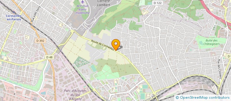 localisation de l'entreprise MADAME AGNES GERALD  ARGENTEUIL