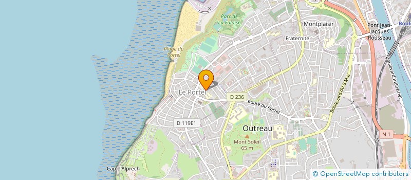 localisation de l'entreprise MADAME AGNES GERME  LE PORTEL