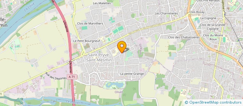 localisation de l'entreprise MADAME AGNES GERONAZZO à SAINT-PRYVE-SAINT-MESMIN