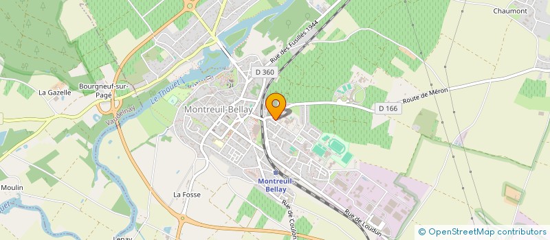 localisation de l'entreprise MADAME AGNES GEVAUDAN  MONTREUIL-BELLAY